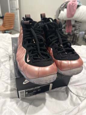 Nike Air Foamposite One Elemental Rose Rust Pink WMNS Size 8 314996-602